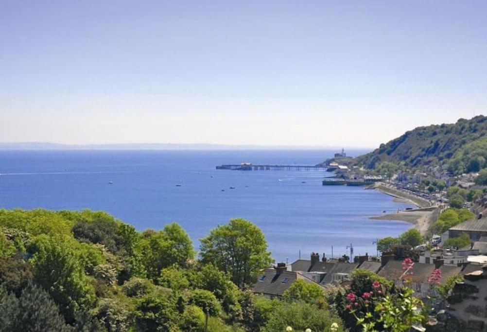 Mumbles - Modern Apartment With Panoramic Sea Views Oystermouth Exteriér fotografie